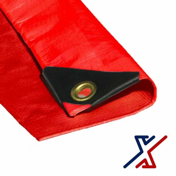 24 ft x 20 ft Heavy Duty 12 Mil Tarp, Red, Polyethylene, X1 Tools, Mfr#: X1T-CAN-T12-RED-2024